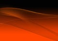 Abstract background waves. Black and orange red abstract background for wallpaper oder business card Royalty Free Stock Photo