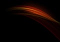 Abstract background waves. Black, red and orange abstract background for wallpaper or business card Royalty Free Stock Photo