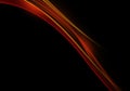 Abstract background waves. Black, red and orange abstract background for wallpaper or business card Royalty Free Stock Photo