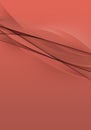 Abstract background waves. Coral and brown abstract background Royalty Free Stock Photo