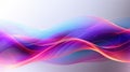 Abstract background with waves of different colors. AI Royalty Free Stock Photo