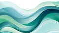 abstract background with waves in green and blue colors Royalty Free Stock Photo