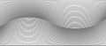 Abstract background with waves lines. Illusion of dynamic transition. Black lines on a white background. Landing page template