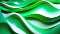 abstract background with waves and splashes, white gold and emerald abstract background. Royalty Free Stock Photo