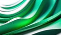 abstract background with waves and splashes, white gold and emerald abstract background. Royalty Free Stock Photo