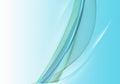 Abstract background waves. White, green and blue abstract background Royalty Free Stock Photo