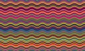 Abstract background with wavy stripes in vibrant colors, creating a rippled, liquid effect. Smooth curves and textured lines add