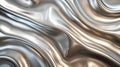 Abstract background with a wavy metallic texture