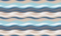 Abstract background with wavy stripes in vibrant colors, creating a rippled, liquid effect. Smooth curves and textured lines add