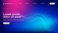 Abstract background website Landing Page. Template for websites  or apps. Modern design - Vector Illustration Royalty Free Stock Photo