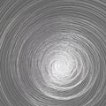 Abstract background A whirlwind of twisted spiral metal lines Spiral contour whirlpool twist on a gray background Abstract cyclic