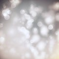 Abstract background with white colorful bokeh lights. De focused Royalty Free Stock Photo