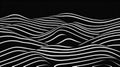 Abstract Background. White curved lines on dark background