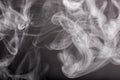 Abstract background of white natural smoke