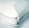 Abstract background from white sheets of paper Royalty Free Stock Photo