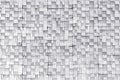 Abstract background from white small brick pattern wall. Vintage Royalty Free Stock Photo