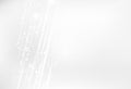 Abstract background, white visual element design creative, modern technology vector illustration Royalty Free Stock Photo