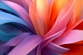 Abstract background of wind wonder or natural design colorful color. Bright summer colors, biodiversity. Generative Ai