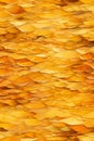 Abstract background of yellow autumn leaves in the form of a wave Royalty Free Stock Photo