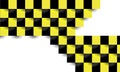 Abstract background of yellow and black color blocks, for banner, flayers, formula 1