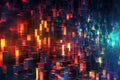 Abstract backgrounds, Abstract matrix like background