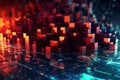 Abstract backgrounds, Abstract matrix like background
