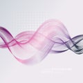Abstract backgrounds with colorful wavy lines. Elegant wave design. Vector technology.
