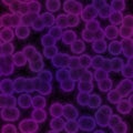 Abstract bacteria cells seamless texture or background Royalty Free Stock Photo