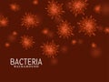 Abstract bacteria surface background