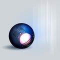 Abstract ball technology. Vector Royalty Free Stock Photo