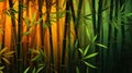 Abstract bamboo background