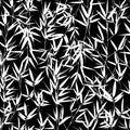 abstract bamboo leaves pattern background Royalty Free Stock Photo