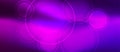 Vector Glowing Circles in Shining Pink and Purple Background Banner Royalty Free Stock Photo