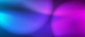 Vector Glowing Blurred Circles in Blue and Pink Gradient Background Banner Royalty Free Stock Photo