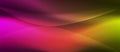 Vector Abstract Curves in Pink, Red and Yellow Background Banner Royalty Free Stock Photo