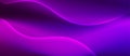 Vector Abstract Curves in Dark Pink and Purple Gradient Background Banner Royalty Free Stock Photo