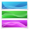 Abstract Banner Background Set