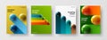 Abstract banner design vector concept composition