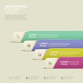 Abstract banner infographics