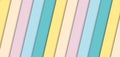 Abstract banner pastel stripes diagonal pattern background and texture. Paper style