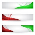 abstract banner set Royalty Free Stock Photo