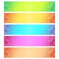Abstract banner set Royalty Free Stock Photo