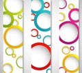 Abstract banners