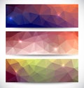 Abstract banners collection. Royalty Free Stock Photo