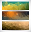 Abstract banners collection. Royalty Free Stock Photo