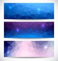 Abstract banners collection. Royalty Free Stock Photo