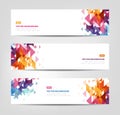 Abstract Banners - Geometric Shapes