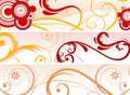 abstract banners (headers), illustration Royalty Free Stock Photo