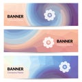 Abstract banners set design template Royalty Free Stock Photo