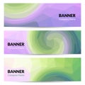 Abstract banners set design template Royalty Free Stock Photo